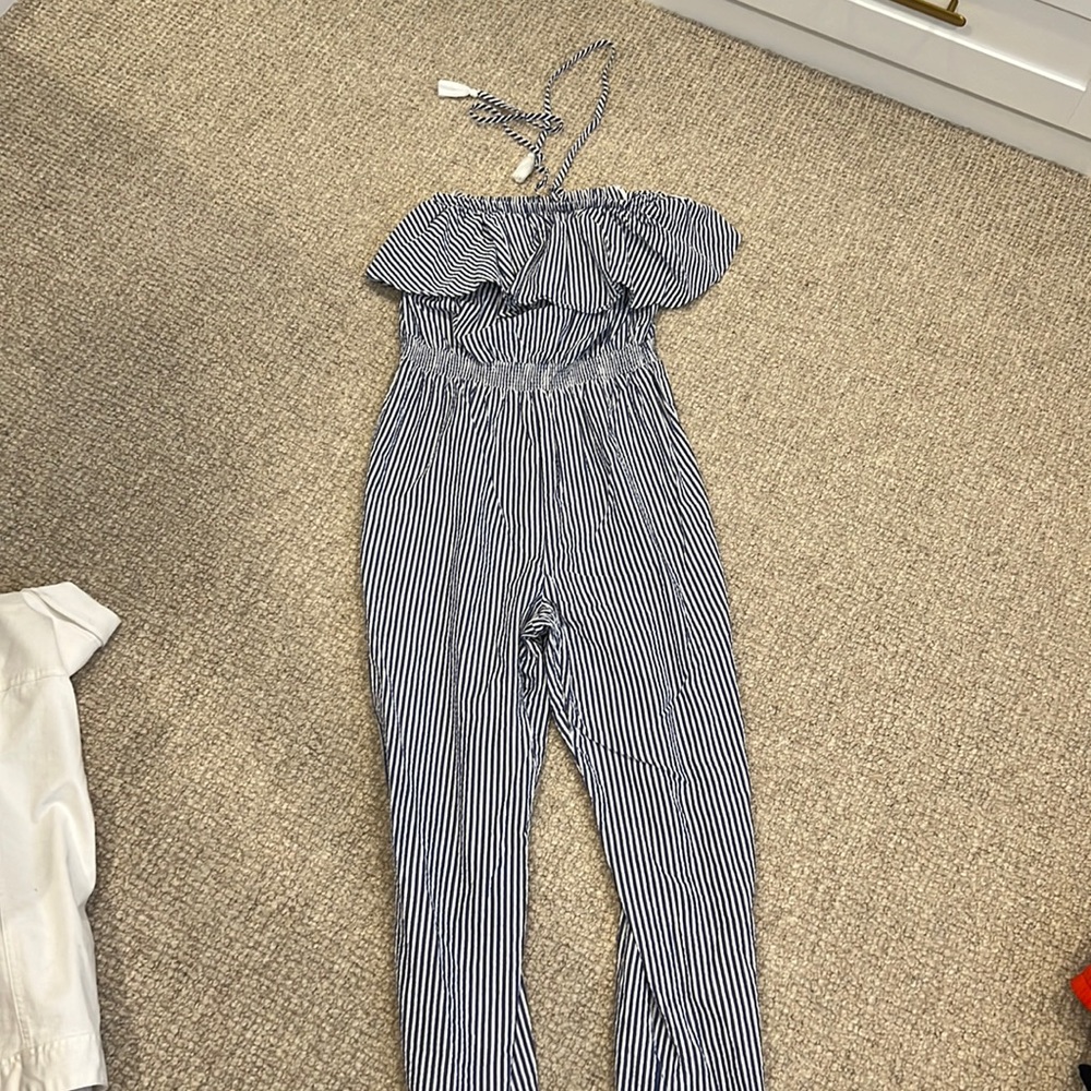 J. Crew halter neck or strapless jumpsuit